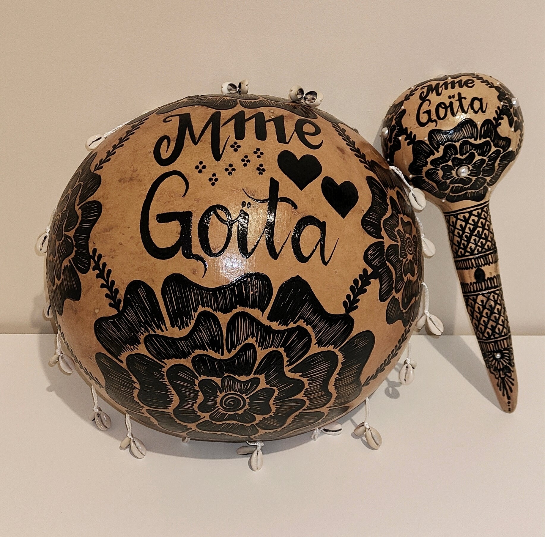 Calebasse/louche Hendaty