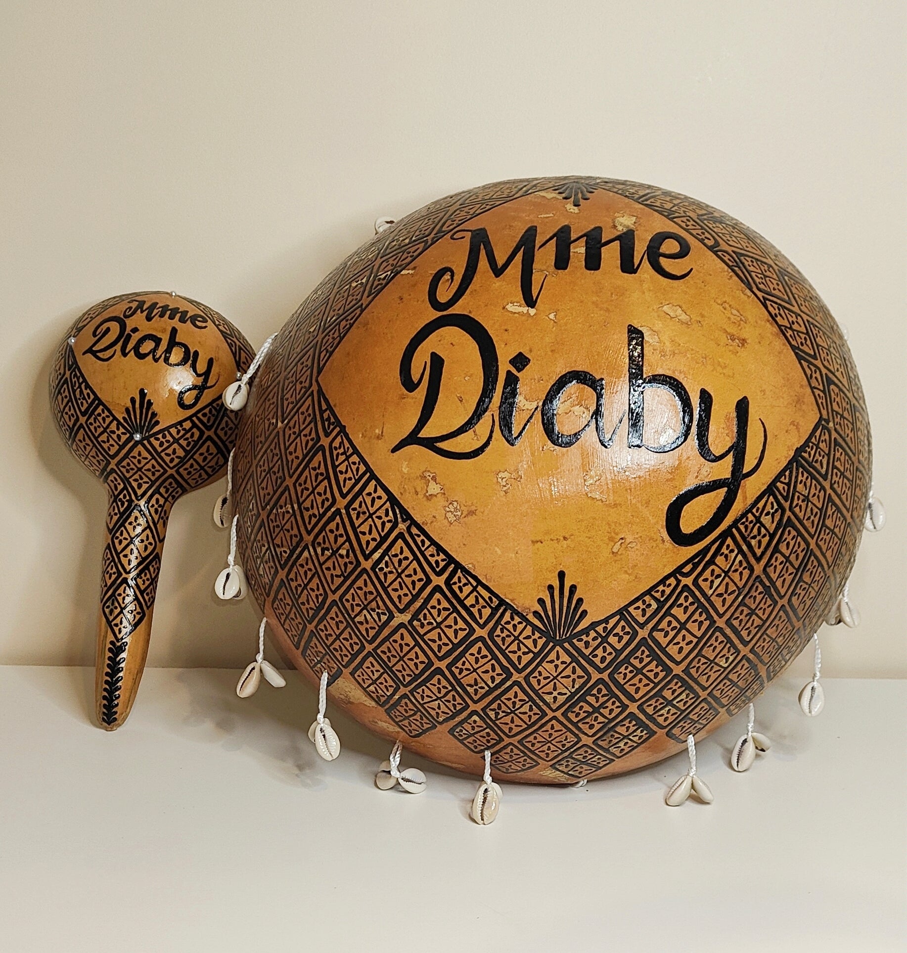 Calebasse/louche Ethnique